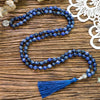 108 Bead Mala Handmade w/ Natural Sodalite & Lapis Lazuli