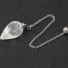 Water Drop Natural Stone Pendulum for Dowsing & Divination