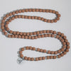 108 Mala Handmade from Natural Rudraksha Beads