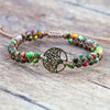 Tree of Life Handmade Natural African Stone Beaded Bracelet