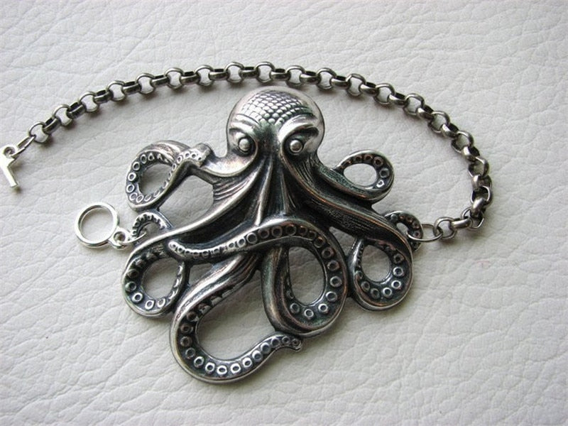 Octopus Charm Bracelet