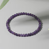 Amethyst Bead Energy Bracelet (4mm)