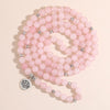 108 Bead Mala Handmade with Natural Rose Quartz