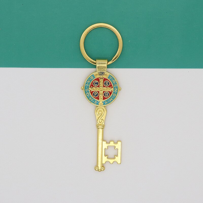 Saint Benedict Medal Keychain