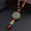 Tibetan Buddhist Handmade Mala w/ Wood Beaded Pendant