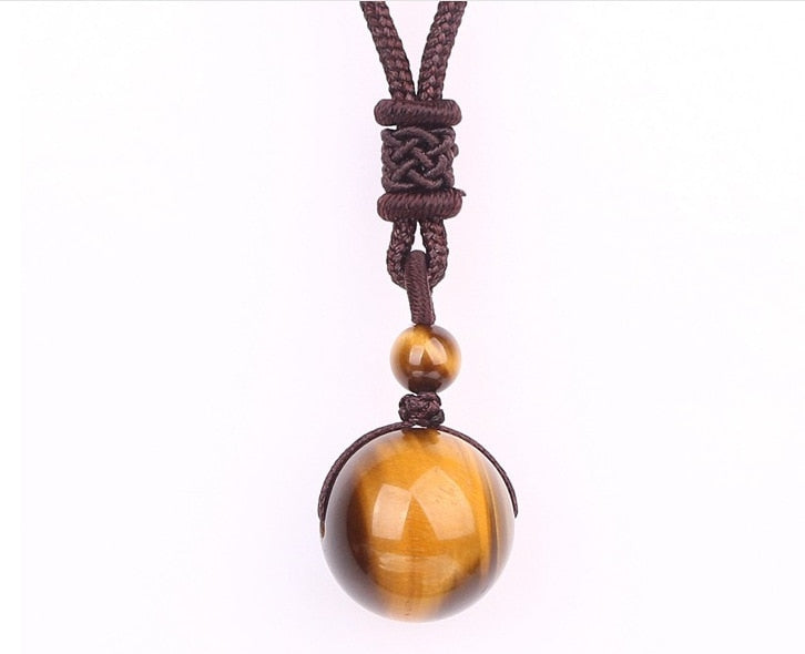 Natural Stone Pendant Necklace