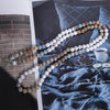 108 Bead Mala Handmade w/ Natural Howlite & Emperor Jasper Stones