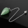 Water Drop Natural Stone Pendulum for Dowsing & Divination