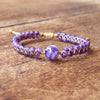 Natural Stone Hand-strung Beaded Bracelet