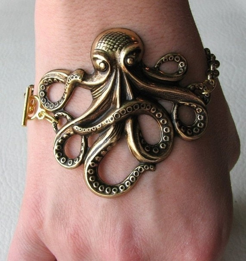 Octopus Charm Bracelet