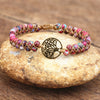 Tree of Life Handmade Natural African Stone Beaded Bracelet