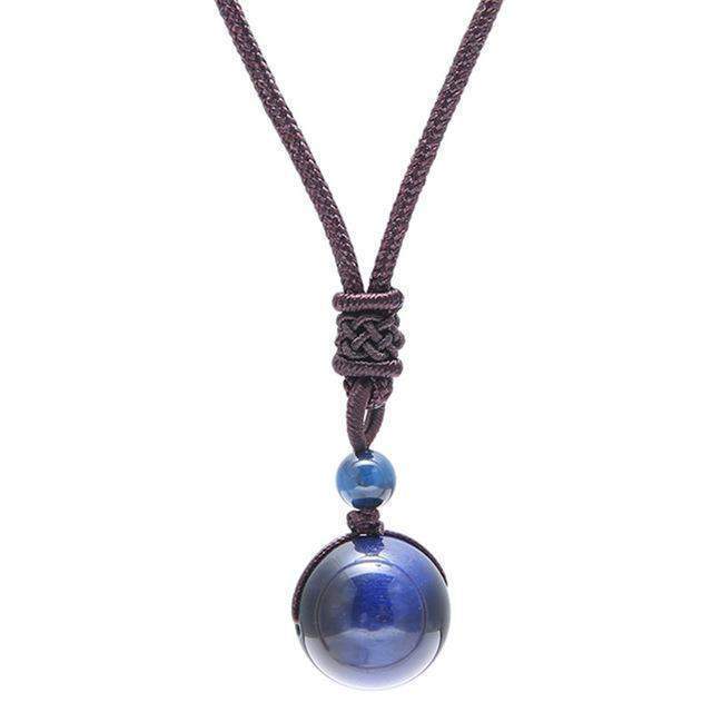 Natural Stone Pendant Necklace