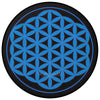 Flower Of Life w/ Starry Night Round Rug