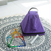 Rainbow Quartz Crystal Singing Pyramid for Sound Therapy