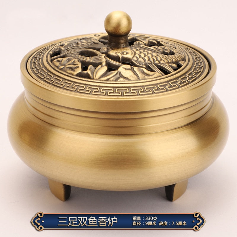 Sculpted Brass Incense Burner - Various Spirit Animals