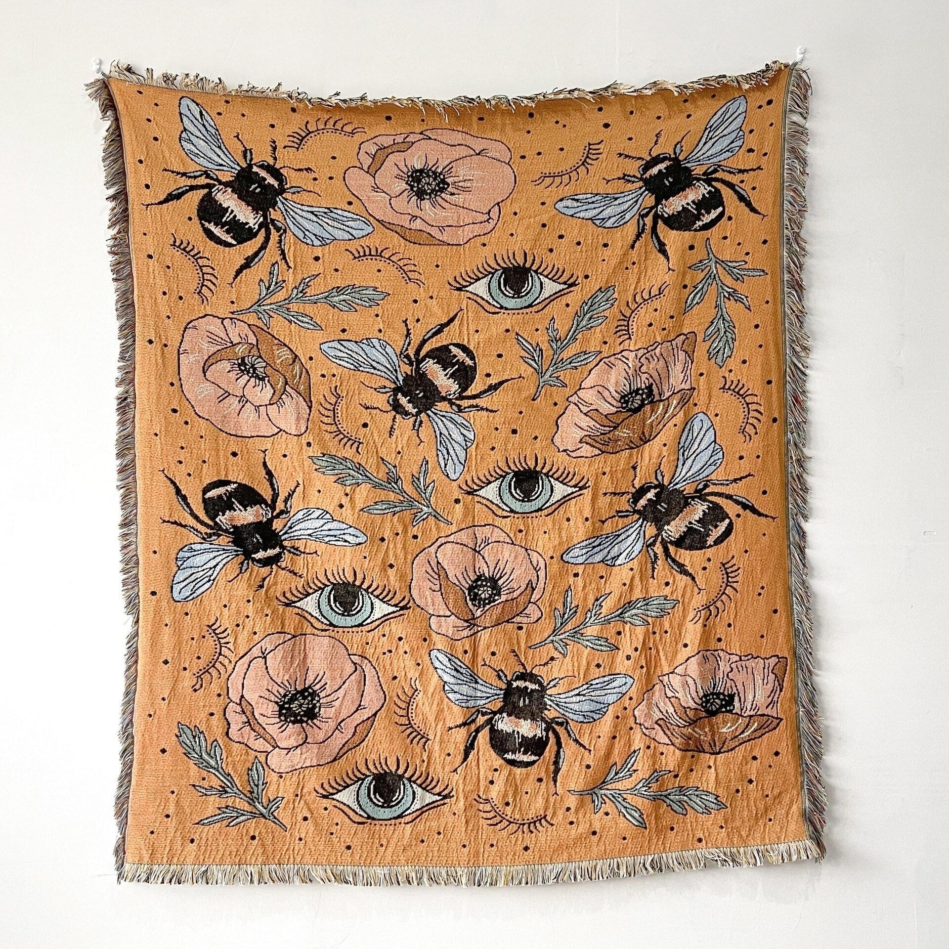 Throw Blanket & Tapestry All-Seeing Eye & the Queen Bees