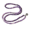 108 Bead Mala Handmade w/ Natural Amethyst