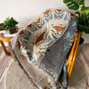 Throw Blanket & Tapestry Aztec Frequency Pattern