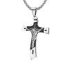 INRI Jesus on the Blade of the Cross Pendant Necklace