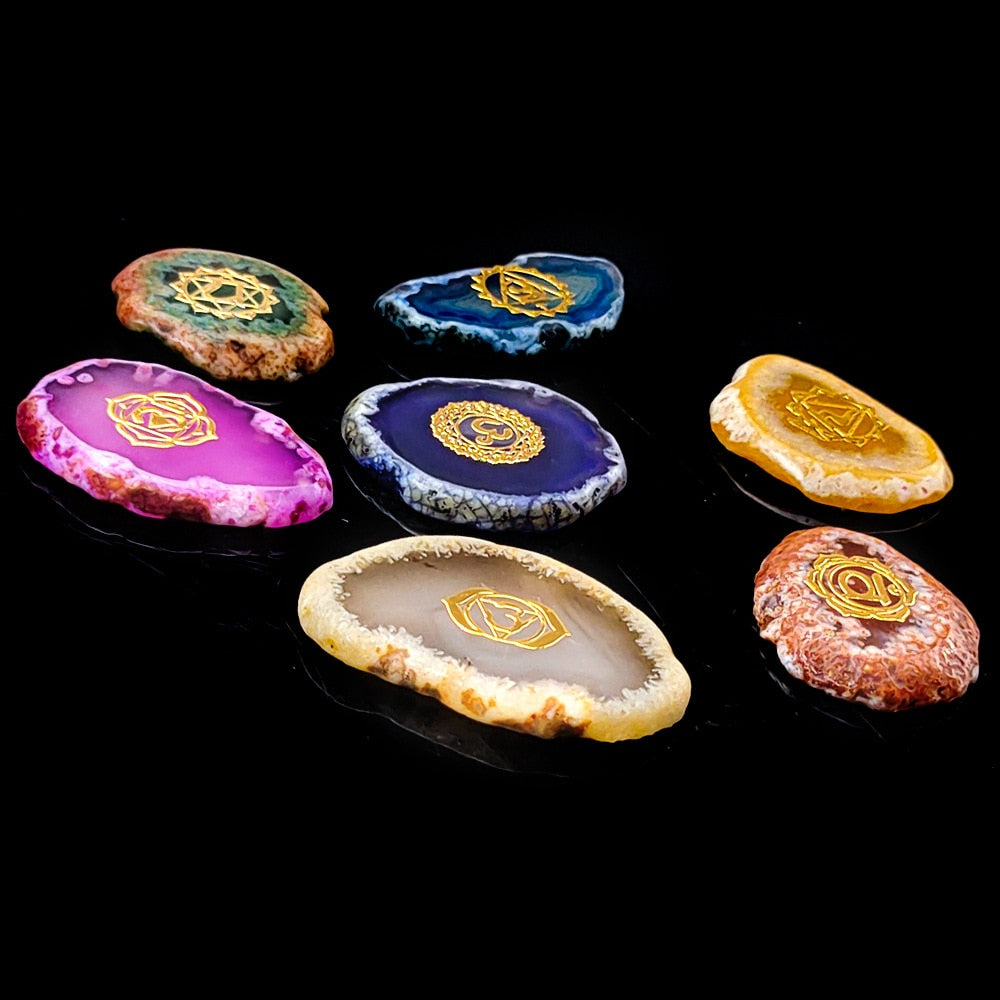 7 Chakra Natural Crystal Energy Stones