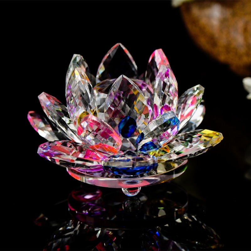 Crystal Lotus Flower (80mm)