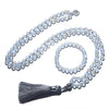 108 Bead Mala Handmade w/ Natural Austrian Crystal