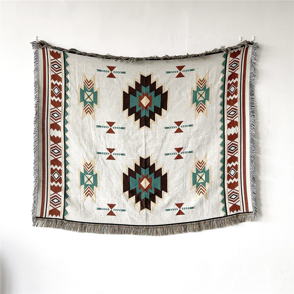 Throw Blanket & Tapestry Aztec Style