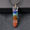 7 Chakra Hexagonal Orgone Pendant Necklace