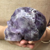 Crystal Skull Hand-Carved from AAA+ Quality Natural Brazilian Dream Amethyst