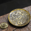 Dragon & Phoenix or 12 Zodiac Bronze Incense Tray