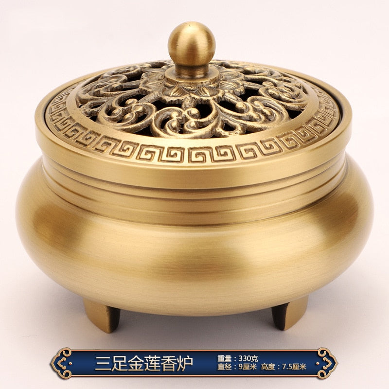 Sculpted Brass Incense Burner - Various Spirit Animals