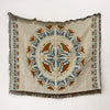 Throw Blanket & Tapestry Aztec Frequency Pattern