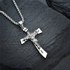 INRI Jesus on the Blade of the Cross Pendant Necklace