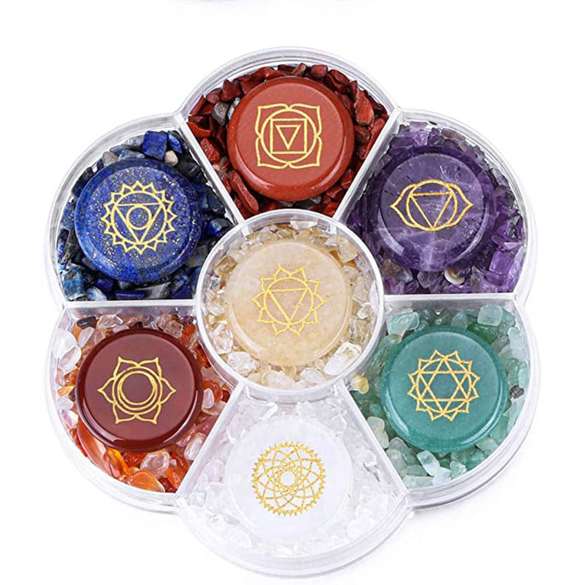 7 Chakra Reiki Healing Stones