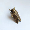 Large Brass Cicada Ring - Adjustable