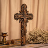 Jesus on the Holy Cross INRI Handmade Wood Carving