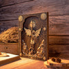 Archangel Saint Michael Icon Wooden Carving