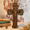 Jesus on the Holy Cross Carved from Solid Beech Wood