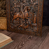 Saint George and the Dragon Wood Carving Plaque