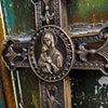 Virgin Mary with Baby Jesus on the Holy Cross Wood Carving