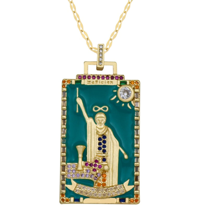 Tarot of the Major Arcana Pendant Necklace