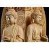 Buddha Sculpture Statue Traditional Hand Carving Out of Solid Wood