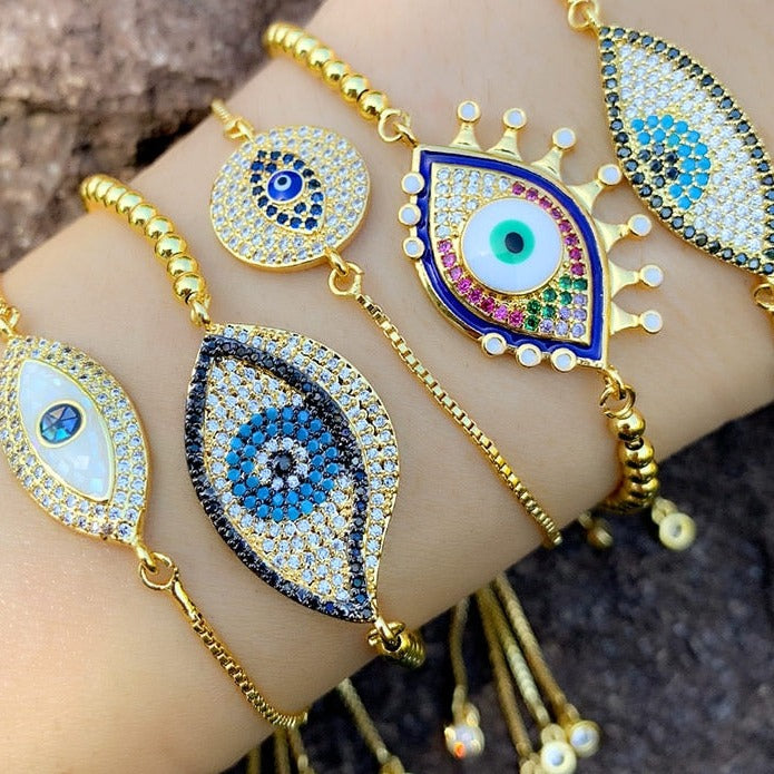 Evil Eye Charm Bracelet