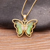 Butterfly Crystal Pendant