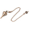 Metal Charm Reverse Drop Pendulum For Divination & Dowsing