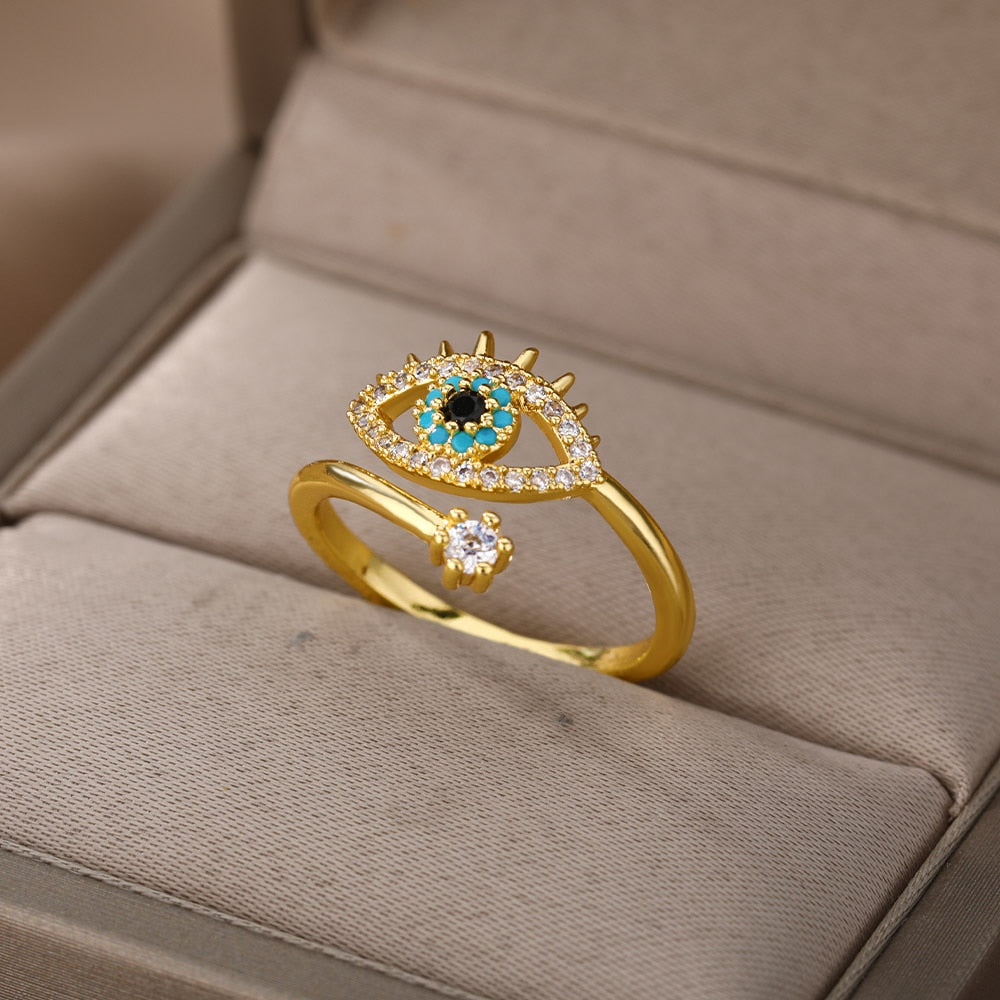 Lucky Evil Eye Ring For Women