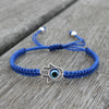 Evil Eye Hand of Fatima Braided Bracelet