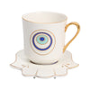 Evil Eye Luxury Coffee Cup Saucer Set