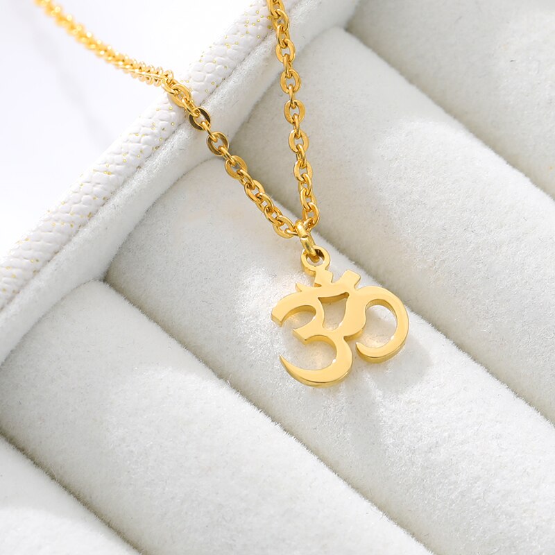 Ohm Buddist Pendant Necklace