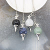 Natural Stone Ballpoint Pendulum for Dowsing & Divination